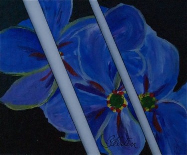 Peinture intitulée "Floral 10" par Claude Bellaton, Œuvre d'art originale