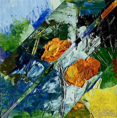 Peinture intitulée "Florale1" par Claude Bellaton, Œuvre d'art originale