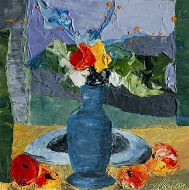 Peinture intitulée "Florale7" par Claude Bellaton, Œuvre d'art originale