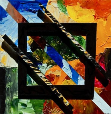 Peinture intitulée "Abstrait 3" par Claude Bellaton, Œuvre d'art originale