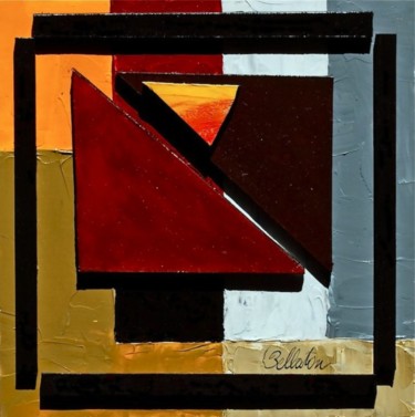 Peinture intitulée "Abstrait 6" par Claude Bellaton, Œuvre d'art originale