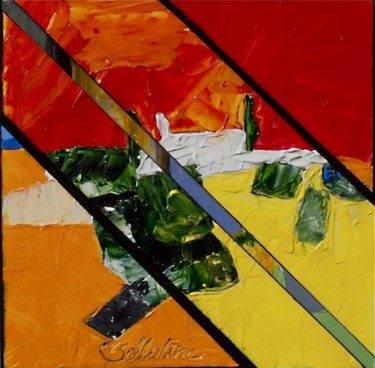 Peinture intitulée "Tâches couleurs 5" par Claude Bellaton, Œuvre d'art originale