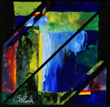 Peinture intitulée "oeuvre 2" par Claude Bellaton, Œuvre d'art originale, Huile
