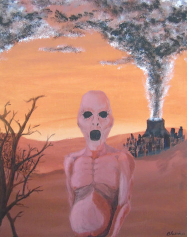 Peinture intitulée "Prise de conscience" par Claude Blaesius, Œuvre d'art originale, Acrylique