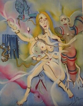Peinture intitulée "Faire danser les Vo…" par Claude Bolduc, Œuvre d'art originale