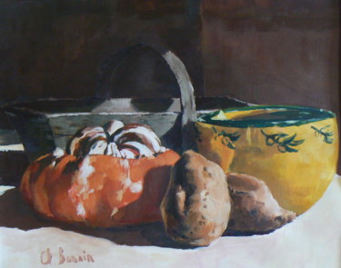 Painting titled "Le   bonnet   Turc" by Claude Bonnin, Original Artwork