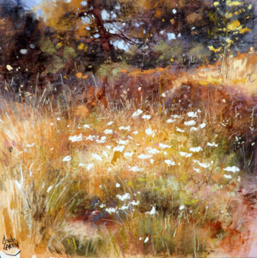 Pintura titulada "herbes-folles.jpg" por Claude Carvin, Obra de arte original, Pastel