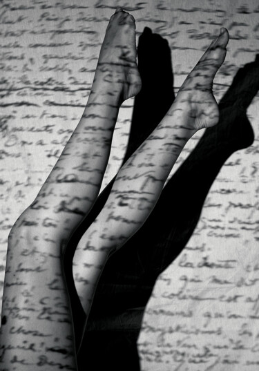 Photography titled "Poetic Stockings" by Claude Charlier, Original Artwork, Digital Photography
