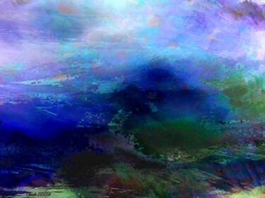 Arts numériques intitulée "Un coup de vent cha…" par Claude Cossu, Œuvre d'art originale, Peinture numérique