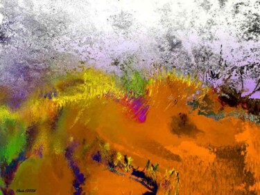 Arts numériques intitulée "La nature en fête" par Claude Cossu, Œuvre d'art originale, Peinture numérique