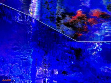 Цифровое искусство под названием "Boogie in Blues" - Claude Cossu, Подлинное произведение искусства, Цифровая живопись