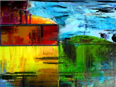 Arts numériques intitulée "Les quatre saisons" par Claude Cossu, Œuvre d'art originale, Peinture numérique