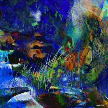 Arts numériques intitulée "Dans la jungle, je…" par Claude Cossu, Œuvre d'art originale, Peinture numérique