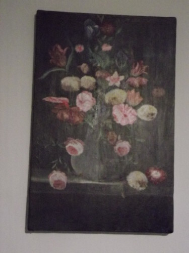 Painting titled "ROMANTIQUE" by Claude Cros, Original Artwork, Oil