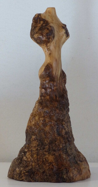 Sculpture titled "Nudités" by Claude David, Original Artwork, Wood