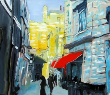Peinture intitulée "Rue Jacques Coeur" par Emma, Œuvre d'art originale