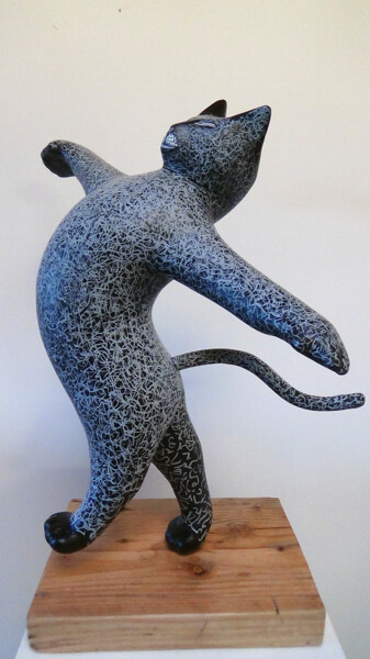 Skulptur mit dem Titel "Le pas de danse de…" von Claude Feuillet, Original-Kunstwerk, Harz
