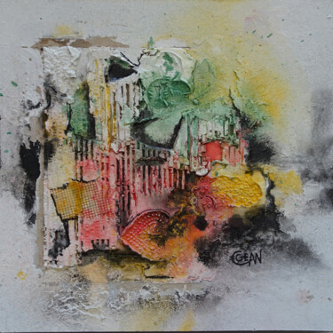 Peinture intitulée "MYS-TERRE" par Claude Géan, Œuvre d'art originale, Acrylique Monté sur Carton
