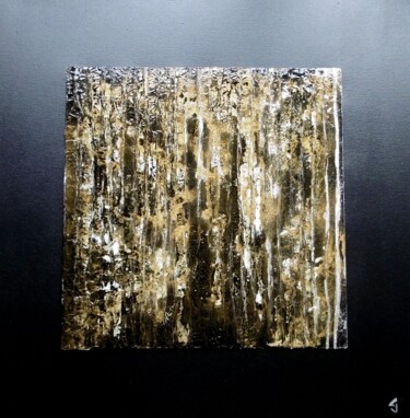 Painting titled "blackgold 2" by Claude Goasguen, Original Artwork, Spray paint