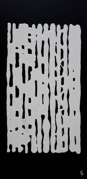 Peinture intitulée "black and white 06" par Claude Goasguen, Œuvre d'art originale, Acrylique