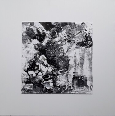 Pintura titulada "black and white 07" por Claude Goasguen, Obra de arte original, Acrílico