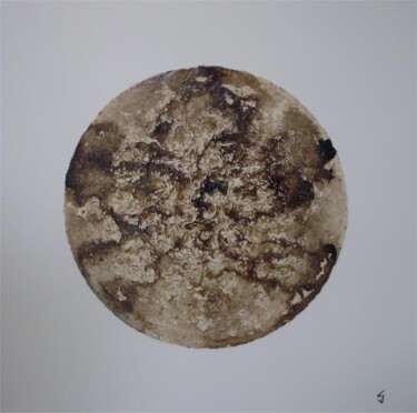 Peinture intitulée "Planète Sépia" par Claude Goasguen, Œuvre d'art originale, Acrylique