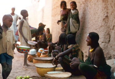 petit marché à Logone Gana.jpg Photographie intitulée "petit marché à Logo…" par Claude Guillemet, Œuvre d'art originale, Photographie non manipulée
