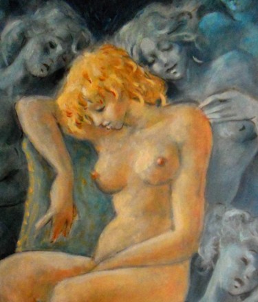 Painting titled "Métamorphoses (déta…" by Claude Hardenne, Original Artwork