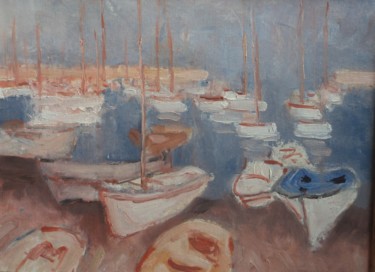 Painting titled "Le Mouré Rouge à Ca…" by Claude Hardenne, Original Artwork