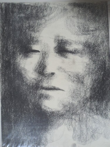 Disegno intitolato "le sage" da Claude Hardenne, Opera d'arte originale