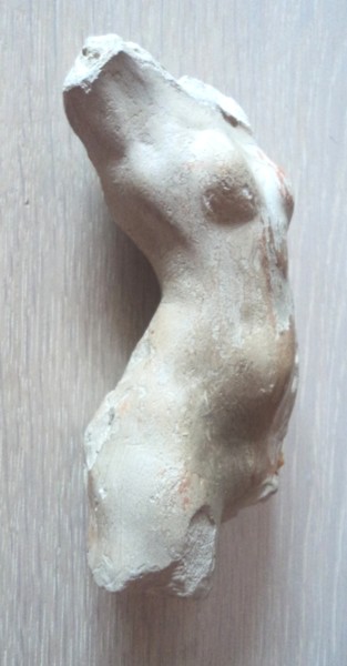 Sculptuur getiteld "TORSE" door Claude Hardenne, Origineel Kunstwerk, Terra cotta