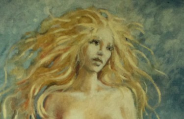 Malerei mit dem Titel "Naissance de Vénus…" von Claude Hardenne, Original-Kunstwerk, Öl
