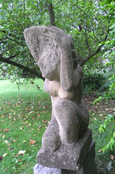 Escultura intitulada "¨CHEVELURE 2" por Claude Hardenne, Obras de arte originais, Pedra