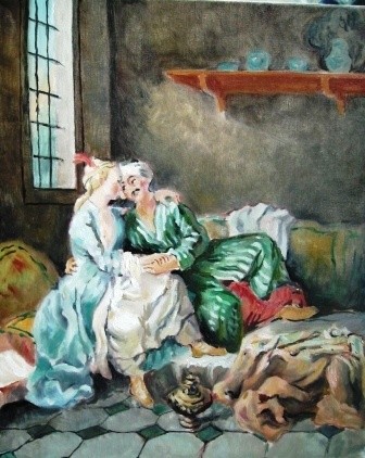 Pintura titulada ""TURQUERIE"" por Claude Hardenne, Obra de arte original