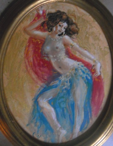 Peinture intitulée "Danseuse" par Claude Hardenne, Œuvre d'art originale