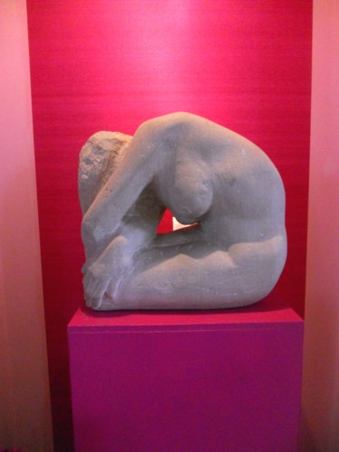 Sculpture titled "Courbée" by Claude Hardenne, Original Artwork