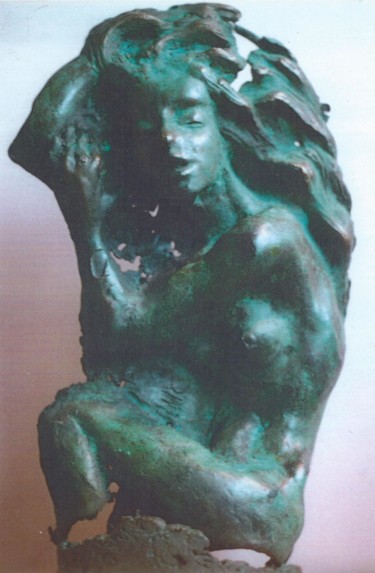 Sculpture titled "radieuse" by Claude Hardenne, Original Artwork