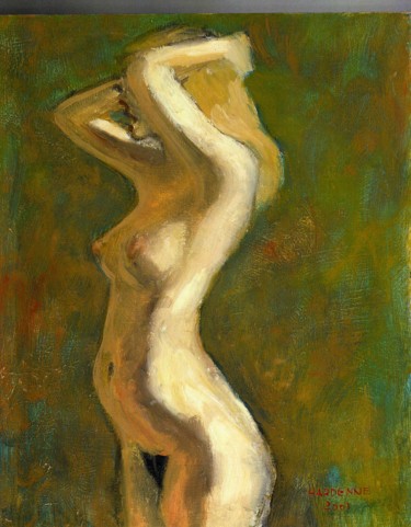 Painting titled "comme un éclair de…" by Claude Hardenne, Original Artwork