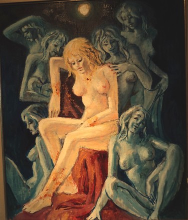 Peinture intitulée "Métamorphoses  II" par Claude Hardenne, Œuvre d'art originale