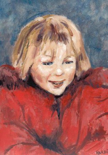Peinture intitulée "La petite" par Claude Hardenne, Œuvre d'art originale