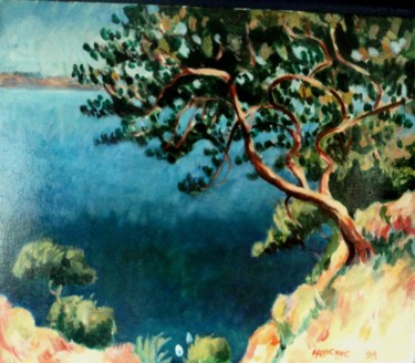 Painting titled "L'Estaque II" by Claude Hardenne, Original Artwork