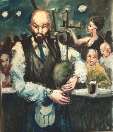 Malerei mit dem Titel "St Patrick's Day" von Claude Hardenne, Original-Kunstwerk