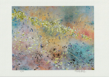 제목이 "galaxie florale"인 디지털 아트 Claude Huré로, 원작, 디지털