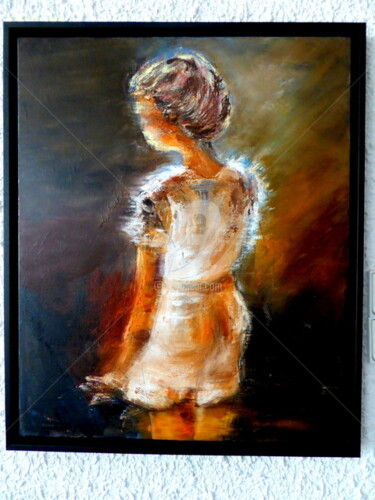 Картина под названием "Dans la lumière....…" - Claude Julia (CJULIA), Подлинное произведение искусства, Масло