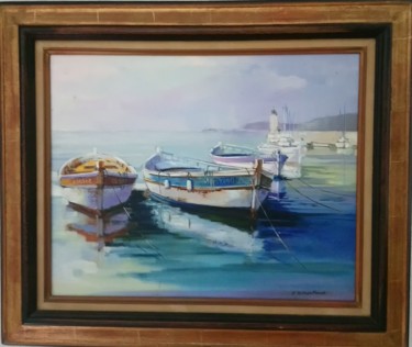 Painting titled "hst de jean pierre…" by Art Plaisir, Original Artwork, Oil