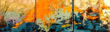 Malerei mit dem Titel "Imaginaire abstract…" von Claude Lépine, Original-Kunstwerk, Acryl