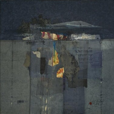 Painting titled "Grand Iceberg" by Claude Lieber, Original Artwork