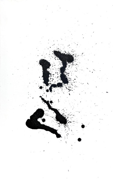 Malerei mit dem Titel "Chromosome X, la Vo…" von Claude-Lise Marembert, Original-Kunstwerk, Tinte