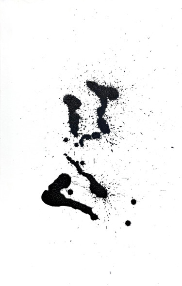 Peinture intitulée "Chromosome X, la Vo…" par Claude-Lise Marembert, Œuvre d'art originale, Encre