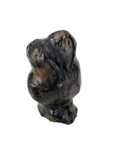 Sculpture intitulée "Nuage noir" par Claude-Lise Marembert, Œuvre d'art originale, Céramique